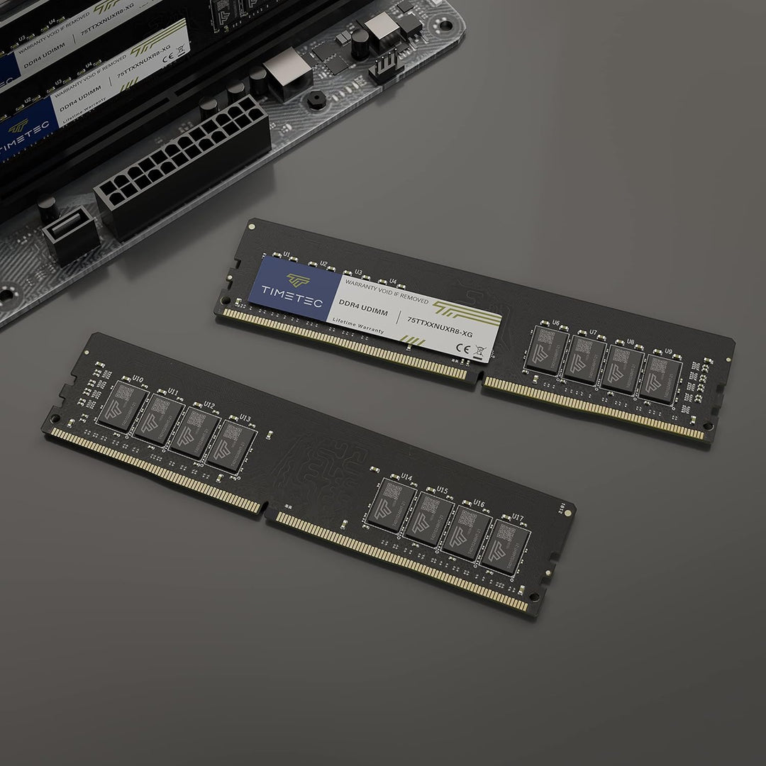 Timetec 16GB KIT (2x8GB) DDR4 2666MHz PC4-21300 Unbuffered Non-ECC 1.2V CL19 1Rx8 Single Rank 288 Pi