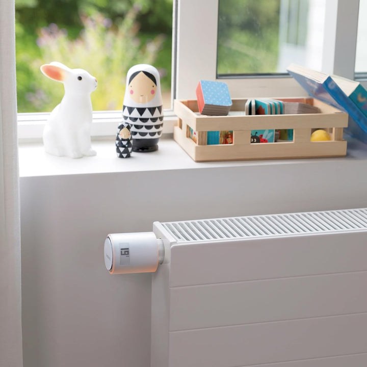 Netatmo Smartes Heizkörperthermostat Starterpaket Wlan, Zusatzmodul, NAV-DE, Heizkörperthermostat