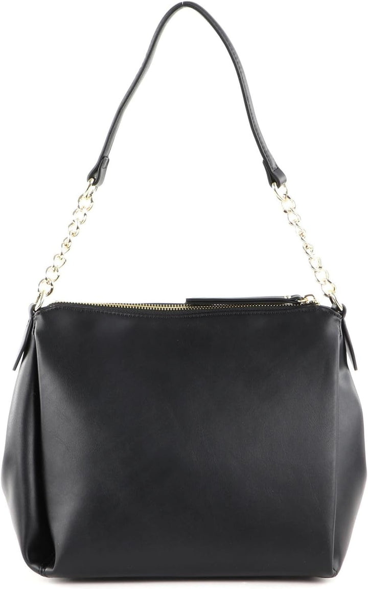 SEIDENFELT MANUFAKTUR Bjerka Hobo Black/Gold