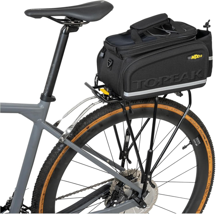 Topeak MTX TrunkBag DXP 2.0 w/Trunklock & Keys Gepäckträgertasche, 36 x 25 x 29 cm, 19,4 L, Schwarz