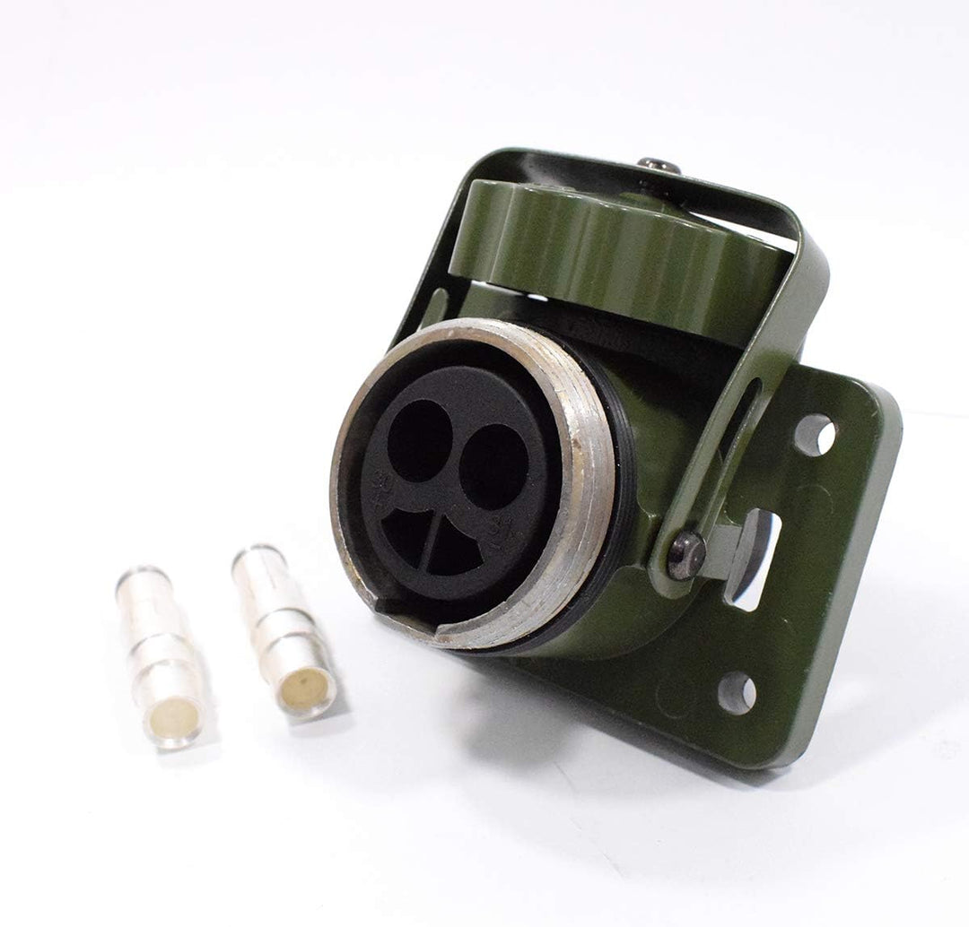 NATO Steckdose Stecker + Buchse 24V 35mm 2 polig LKW