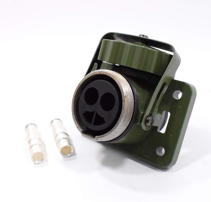NATO Steckdose Stecker + Buchse 24V 35mm 2 polig LKW