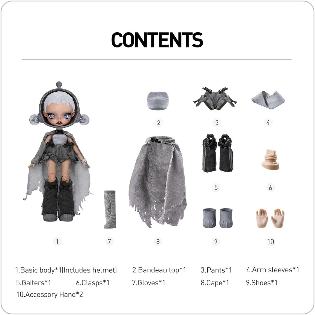 POP MART SKULLPANDA × HAMCUS 1/6 Action Figure Anime Actionfiguren Sammelfiguren Sammler Kunstspielz