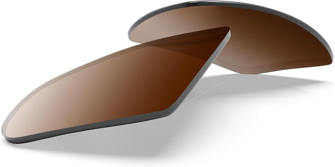 BlazerBuck Anti-salz Polarisierte Ersatzgläser für Oakley Crankshaft OO9239 Brauner Farbverlauf Pola