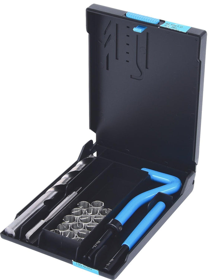 KS Tools 150.6060 Nirostahl Gewinde-Reparatur-Satz M10x1,0x14mm, 19-tlg.