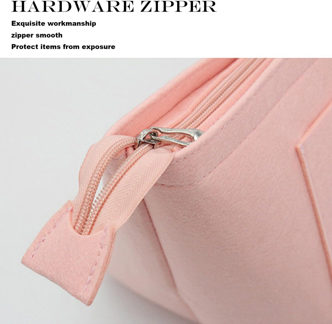 D.DUO Taschen-Organizer, Geldbörsen-Einsatz mit Reissverschluss, geeignet für Longchamp lange und ku