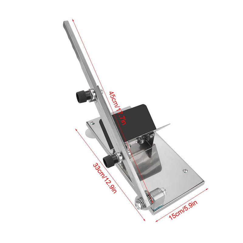 Fleischschneider, Gefrorener Fleischhobel Einstellbare 0,3-15mm Manueller Hammelfleisch Rindfleischs