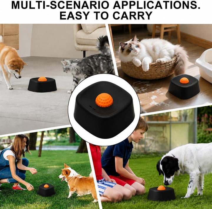 Schleckball Hund Leckspielzeug, Schwarz | Lick Bowl mit Rollball, Interaktives Hundespielzeug, Rutsc