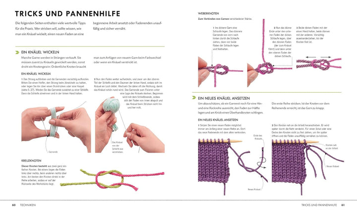 Stricken Schritt für Schritt: Über 200 Techniken, Strickmuster und Projekte für Einsteiger