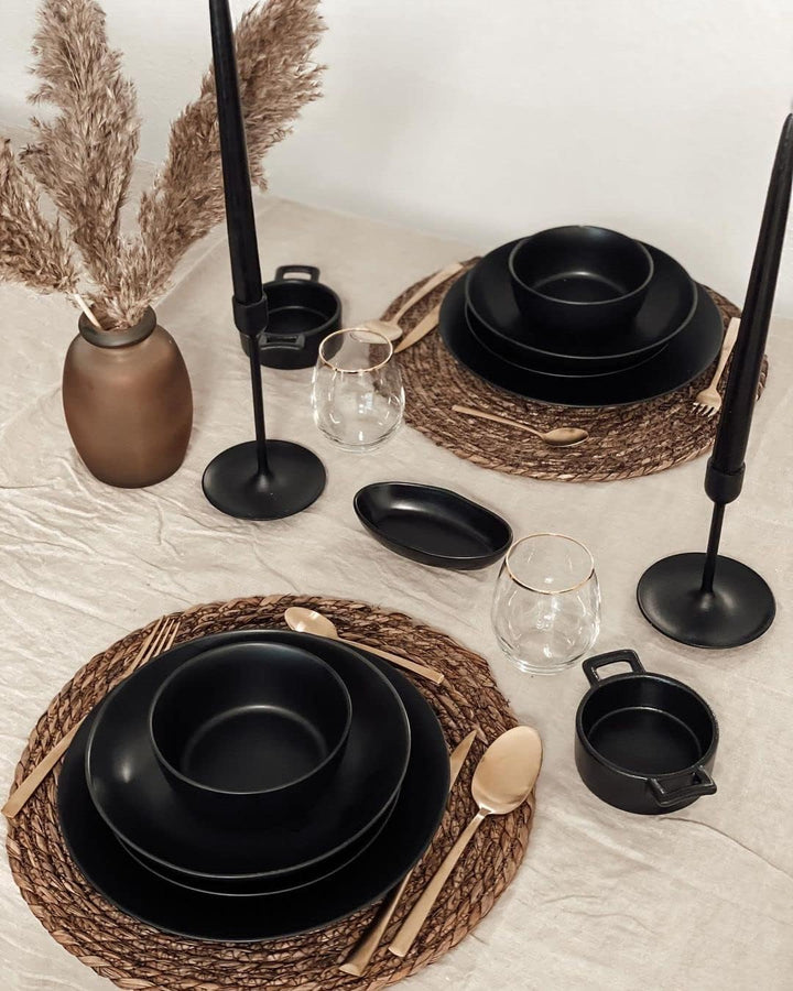 Echtwerk Tafelbesteck "Avelino" 30 teilig, Edelstahl 18/10, Bronze mattiert, 24, 5 x 4, 8 cm, 30 Ein