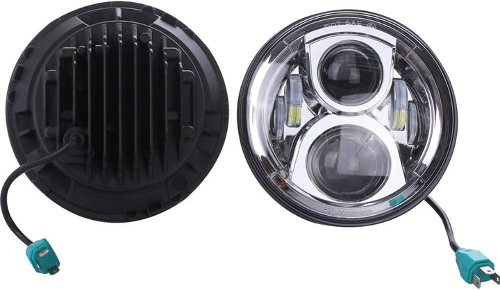 SXMA 50W 7 "Zoll-runde LED-Scheinwerfer-Birnen-Lampe mit hallo/Lo-Strahl für Wrangler JK TJ LJ LKWs