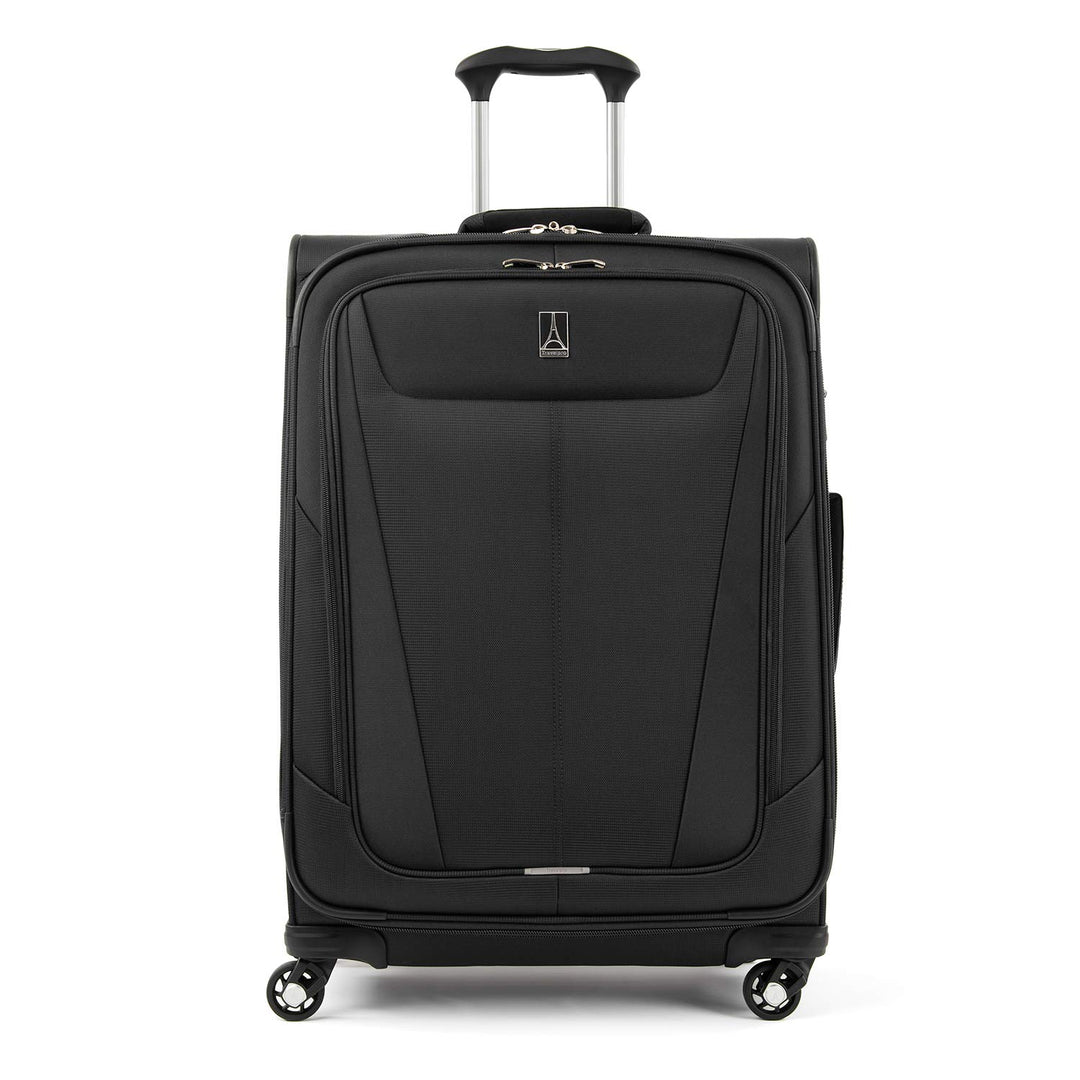 Travelpro Maxlite 5 Spinner-Koffer, erweiterbar, 63,5 cm, Schwarz, Checked-Medium 25-Inch, Maxlite 5