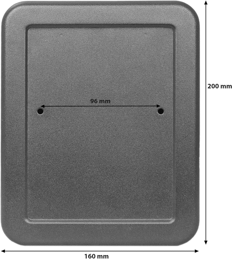 banjado® Burg-Wächter® abschliessbarer Schlüsselkasten mit Motiv Westkapelle für 20 Schlüssel - Schl