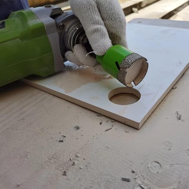 FACHLICH Diamant Fliesenbohrer Set 20/25/35/50mm M14 Diamantbohrer Lochsäge für Porzellan Fliese Gra