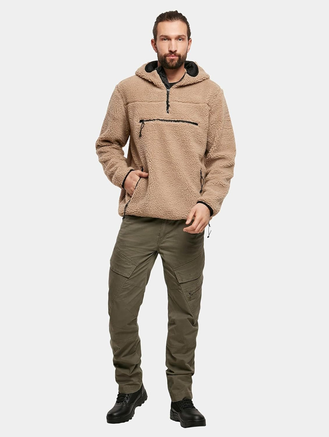 Brandit Teddyfleece Worker Pullover 3XL Camel, 3XL Camel
