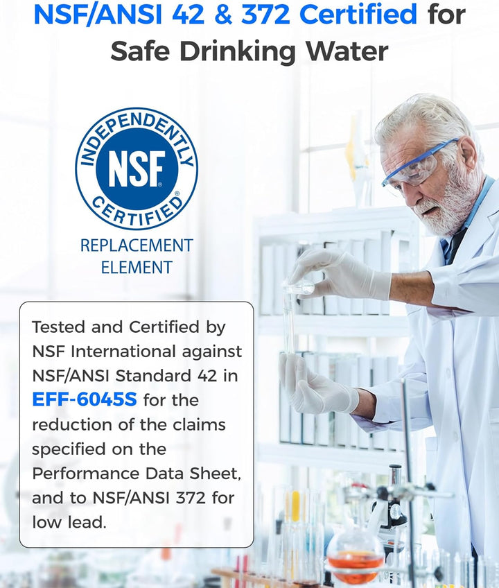Waterdrop DA97-17376B Refrigerator Water Filter, Kompatibel mit Samsung® HAF-QIN/EXP, DA97-17376B, H