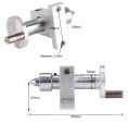 Mini-Drehfutter Mini-Drehmaschine Metallsplitter für Mini-Drehmaschine Doppellager Live Center Revol