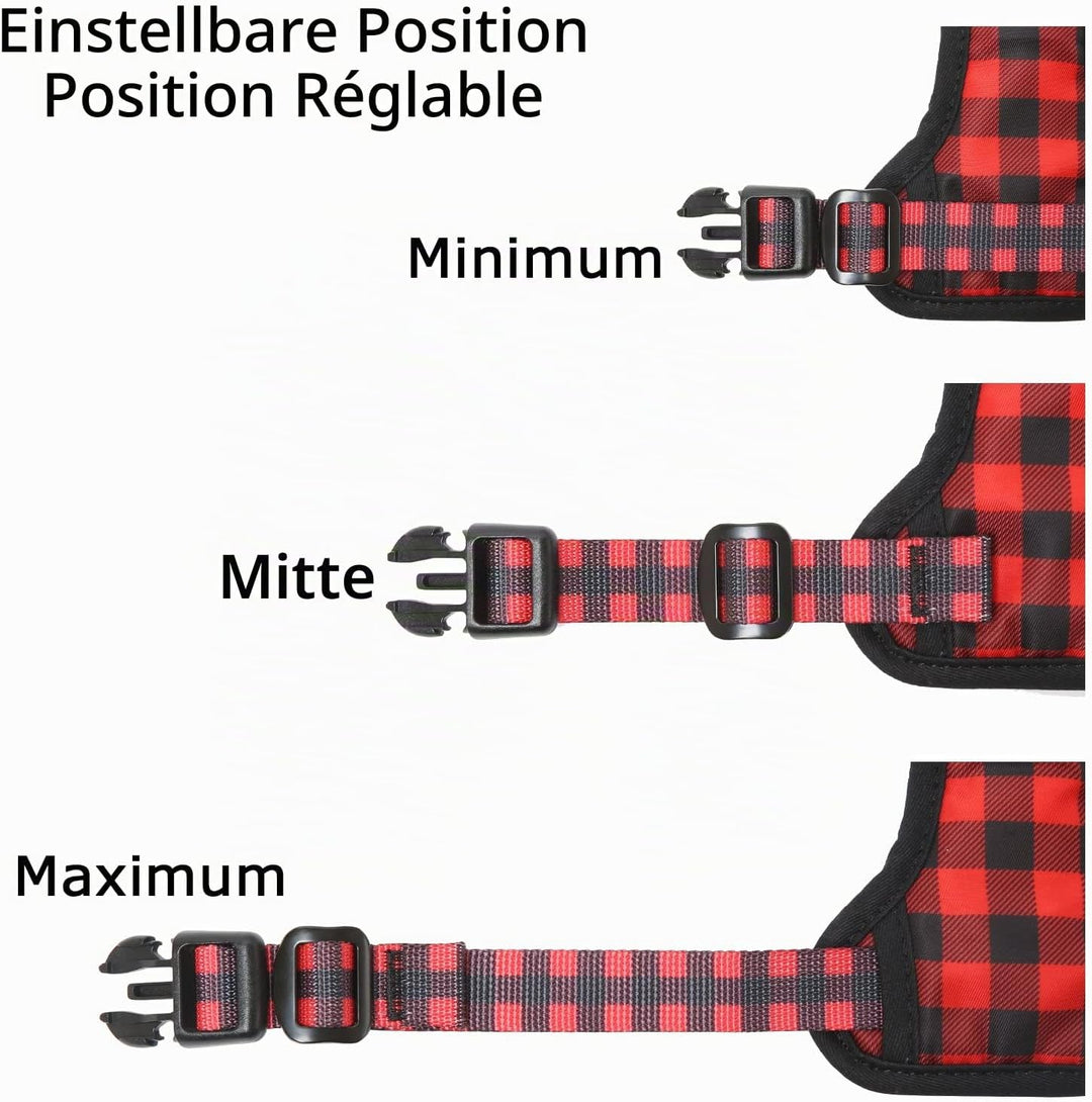 HEELE Hundegeschirr, No-Pull Hundegeschirr, Brustgeschirr für Mittelgrosse Hunde, Weich Atmungsaktiv