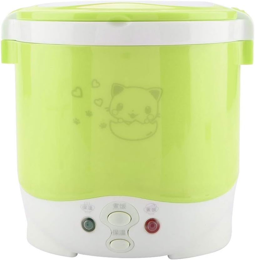 USB-Reiskocher, Tragbarer Mini-Reiskocher, Dampfgarer, 12 V, 100 W, 1 L, Antihaftbeschichtet, Elektr