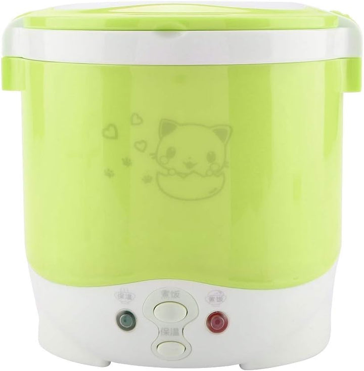 USB-Reiskocher, Tragbarer Mini-Reiskocher, Dampfgarer, 12 V, 100 W, 1 L, Antihaftbeschichtet, Elektr