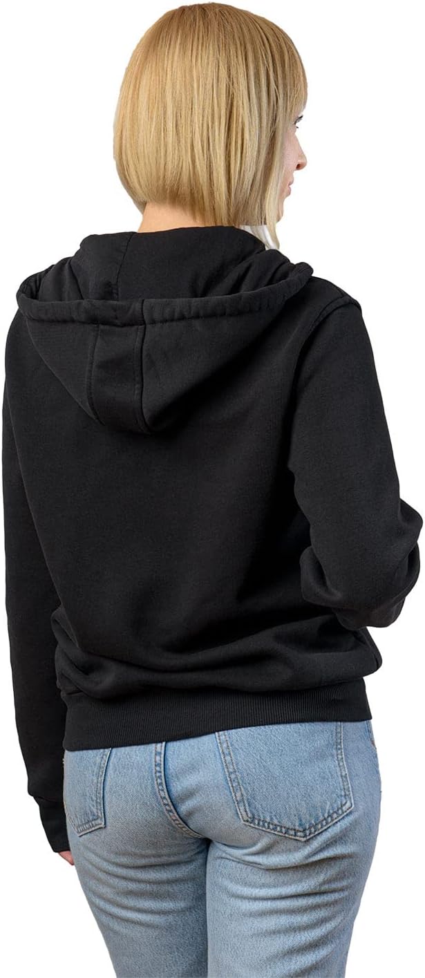 Mount Swiss Herren Damen Sweatjacke Kapuzenjacke Hoodie Leon, Langarm mit Kapuze und Reissverschluss