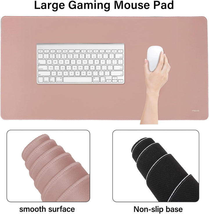 MOSISO Tastatur Mauspad Set, Grosses Schreibtischunterlage Desk Mat &amp; Rechteckige Handballenauflage