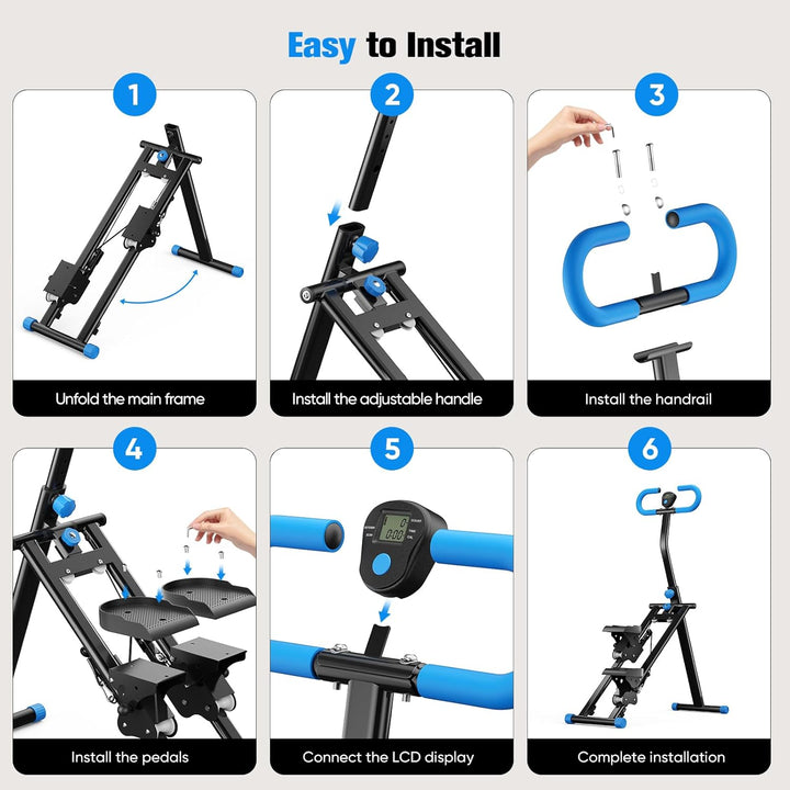 2026 Stair Stepper Pro,Stairmaster für Zuhause,Folding Cardio Vertical Climber Maschine Treppenmeist