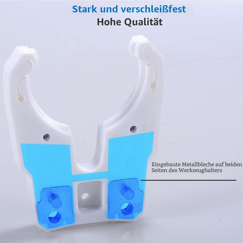 EU_HOZLY 5 Teile/los HSK 63F Werkzeughalter Klemme ABS Flammfeste Gummiklaue
