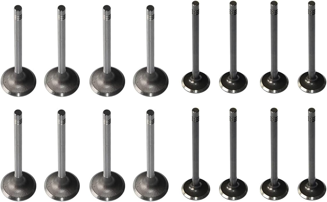 Huiruhy 8x Einlassventil + 8x Auslassventil Kompatibel mit 1.4 1.6 FSi 1.2 HTP 16V ATN BCB BTG BXW A