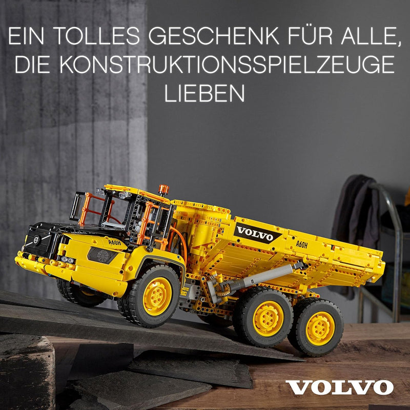 LEGO 42114 Technic 6x6 Knickgelenkter Volvo-Dumper, ferngesteuertes Modellauto, Modellbausatz LKW-Sp