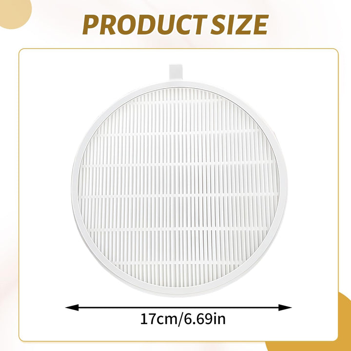 2er-Packung Ersatzfilter für Nagelstaubsammler - 17x17 cm Weisses Polypropylen-Gewebe, kompatibel mi