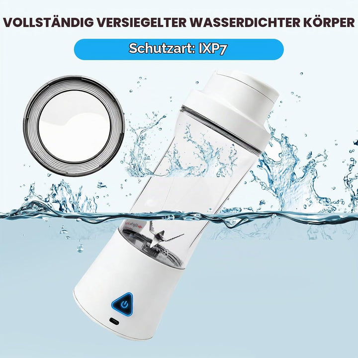 Smoothie Maker to Go, 700ml Elektrischer USB-Entsafter, Mini-Standmixer Und Smoothie-Maker Mit Sechs