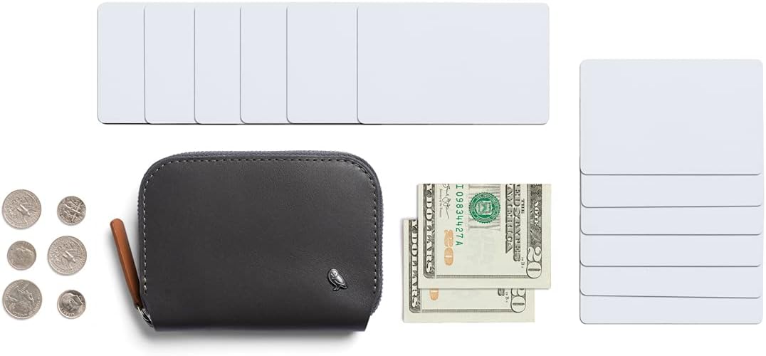 Bellroy Folio Mini – (Geldbörse, Münzbeutel) - CharcoalCobalt, Charcoalcobalt