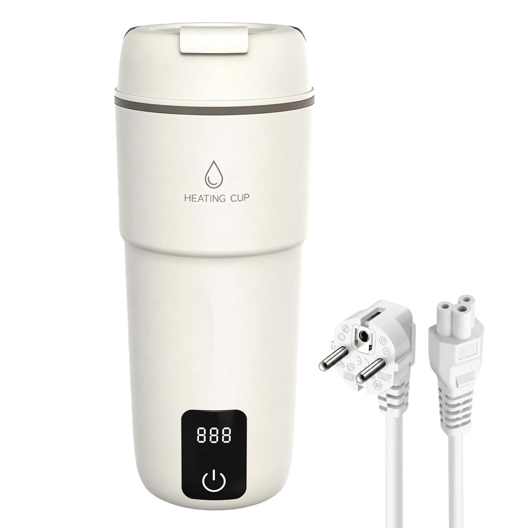 350ml Elektrischer Reisewasserkocher Klein: 4-Stufige Temperaturregelung Tragbarer Wasserkocher Mini