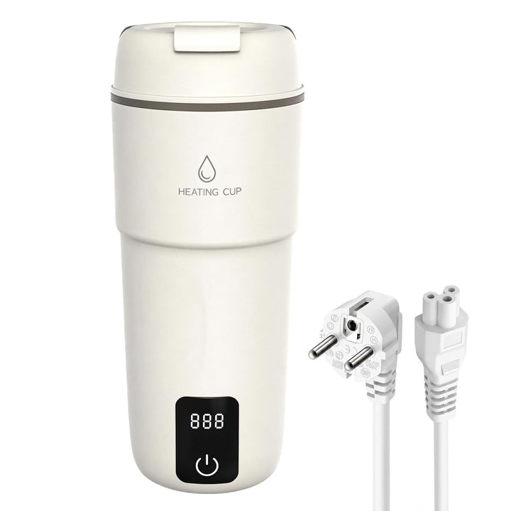 350ml Elektrischer Reisewasserkocher Klein: 4-Stufige Temperaturregelung Tragbarer Wasserkocher Mini