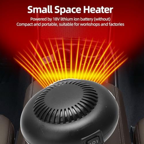 Batteriebetriebener Raumheizer, 170-W-Heizgeräte für den Innenbereich mit 2 Temperaturen, Mini-Perso