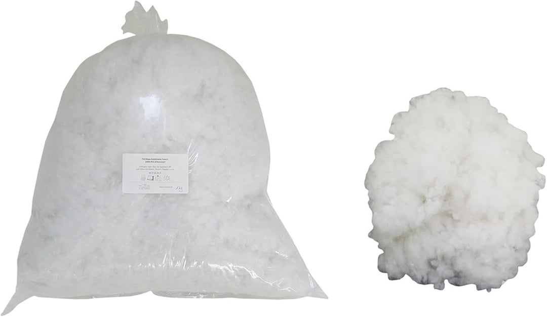 TM Maxx Bastelwatte FüllwatteTÜV 1000Gramm Grundpreis für 1Kg-9,00Euro (5000 g (5 kg) - ca.