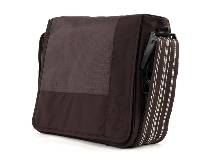 LÄSSIG Baby Wickeltasche Babytasche Stylische Umhängetasche inkl. Wickelzubehör/ Casual Messenger Ba
