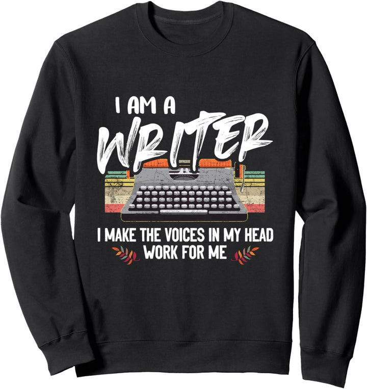 Ich bin ein Schriftsteller, der sich in meinem Kopf äussert Sweatshirt