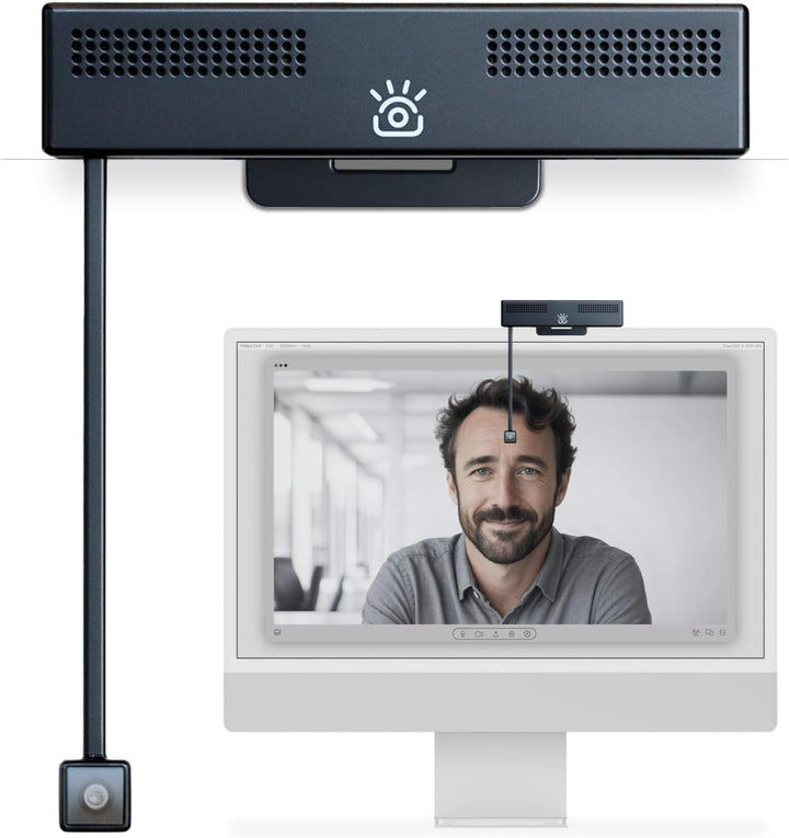 Pro 4K HD Webcam mit Mikrofon und Sichtschutzklappe,Augenkontakt-Webcam,Plug&Play mit automatischer