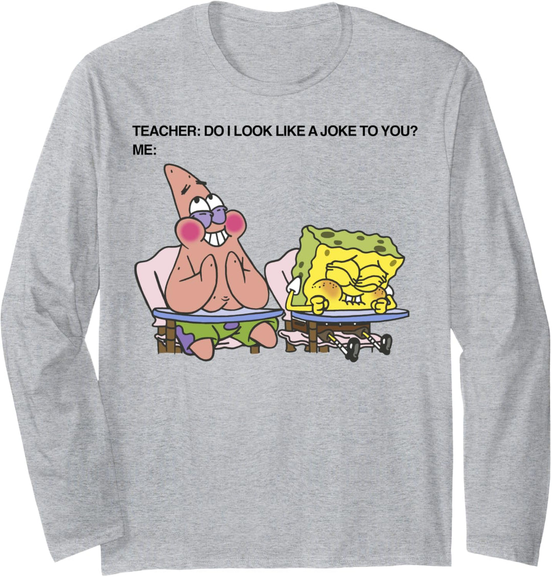 SpongeBob SquarePants Patrick Do I look Like A Joke To You Langarmshirt