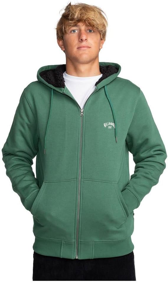 Billabong Herren Arch Sherpa Sweatshirt (1er Pack) XS Jungle, XS Jungle