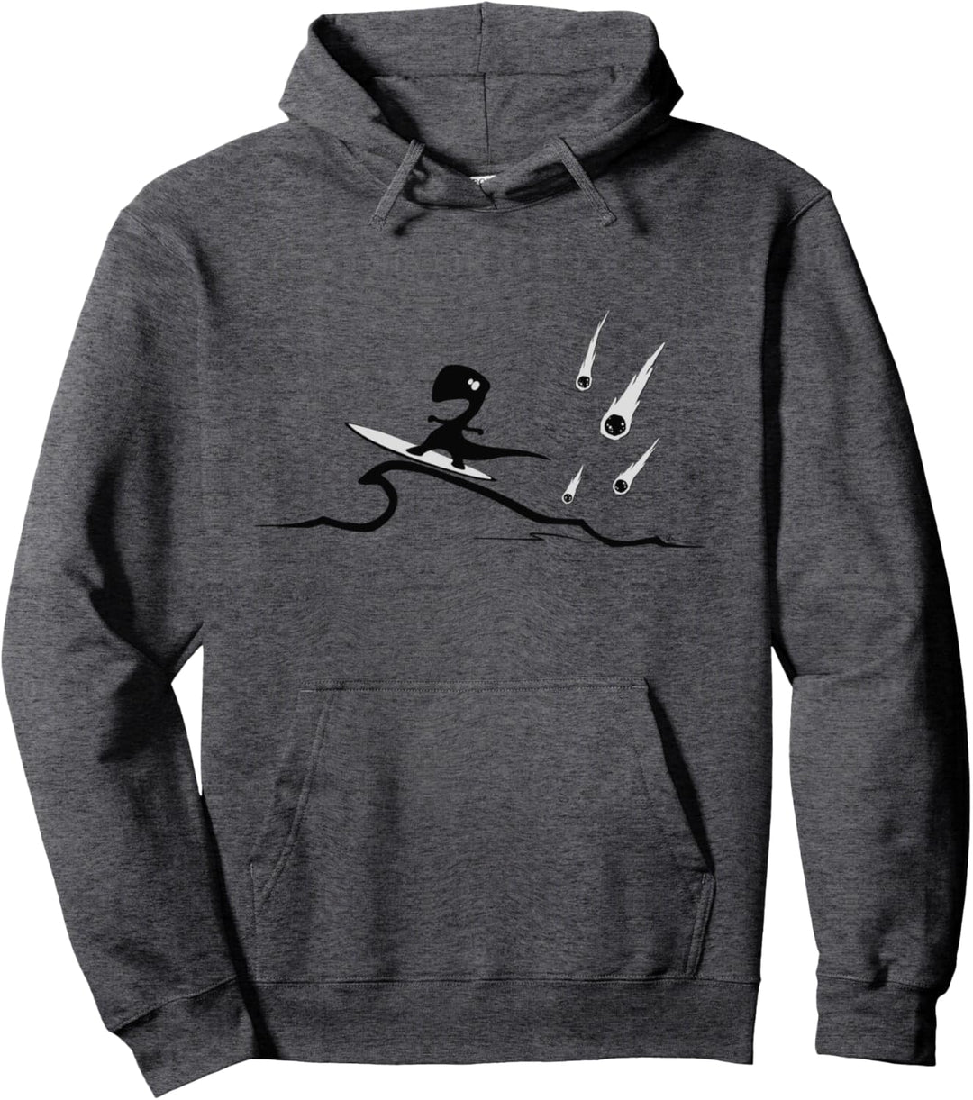 Surfer T-Rex Dino | Surf die Meteoriten Welle Pullover Hoodie