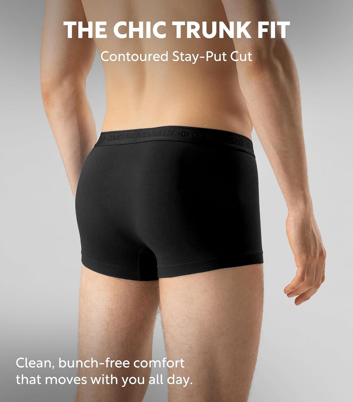 DAVID ARCHY Herren Boxershorts Mehrfachpack, Mirco Modal Stretcken Klassischer Retroshorts, Unterhos