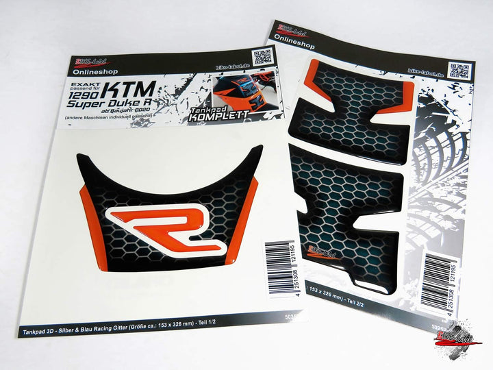 BIKE-label Tankpad Set kompatibel für KTM 1290 Super Duke R ab BJ 2020-850001