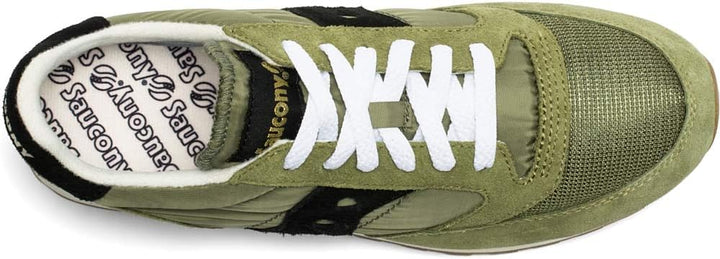 Saucony Jazz Original Vintage Herren Sportschuhe 40.5 EU Olive Black, 40.5 EU Olive Black