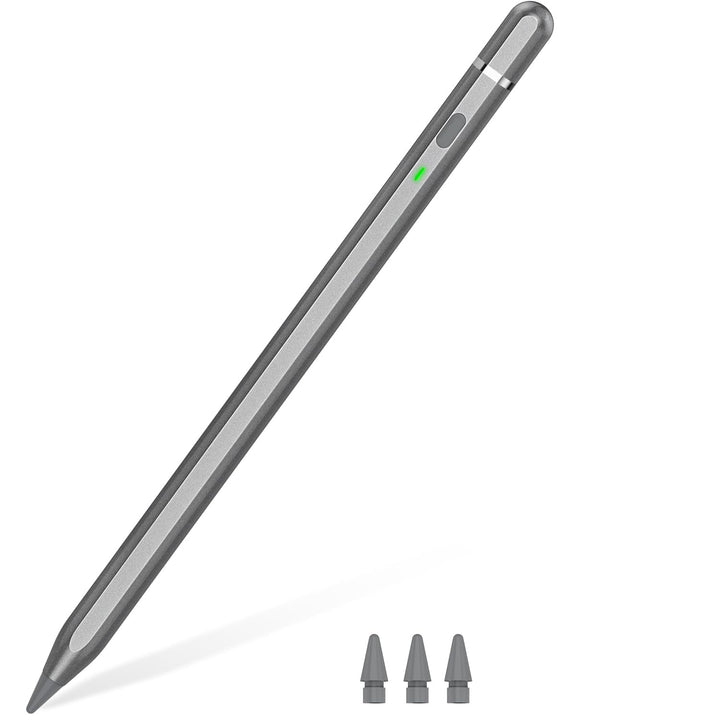 KIROSA Stift für iPad 2018-2023, iPad Stift mit USB-C Schnellladung, Neigung &amp; Handflächenabweisung,
