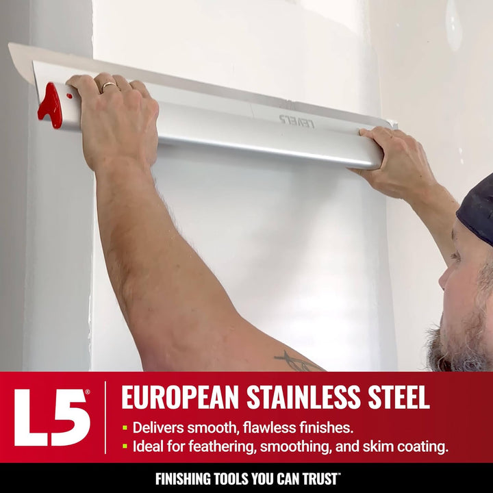 LEVEL5 81,3 cm Skimming-Klinge | Präzision 0,3 mm deutscher Edelstahl-Klingeneinsatz (austauschbar),