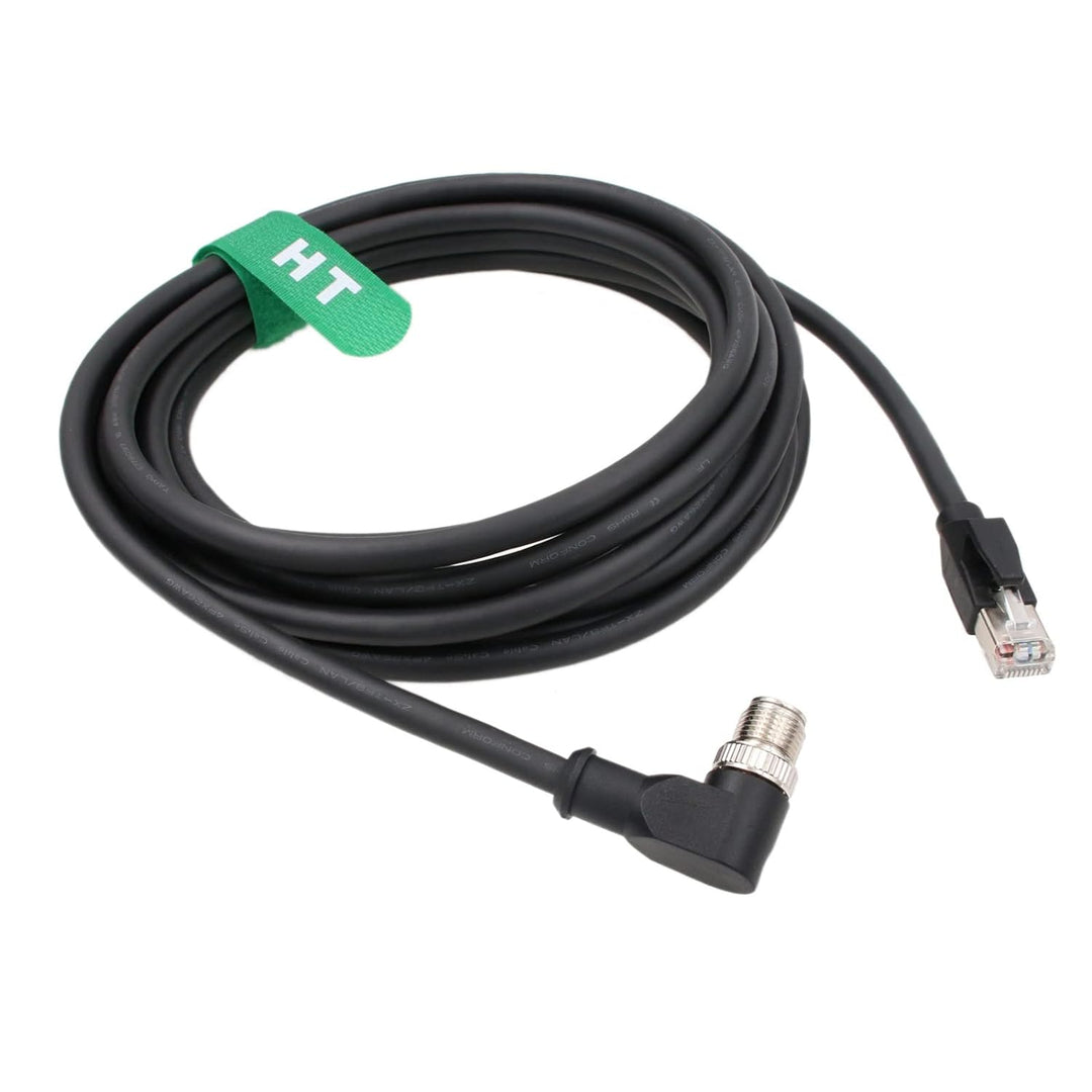 HangTon Gigabit Ethernet M12 8 Pin X-Code RJ45 Netzwerk-Datenkabel für industrielle Sensorautomation