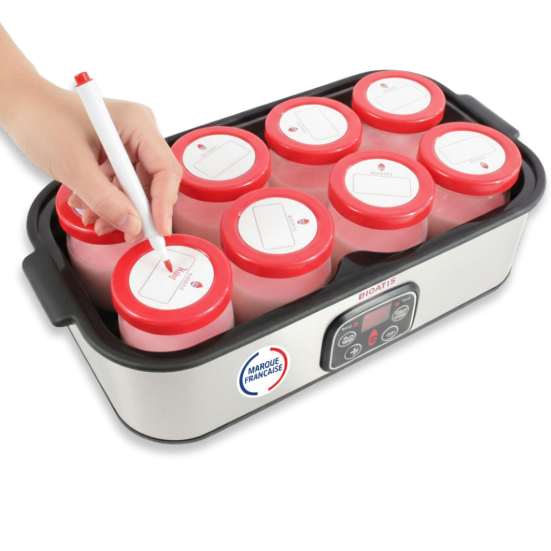 Verbesserter Joghurtbereiter, kompakt, 80 Rezepte Express für Joghurt, Bio-Marke und Bedienungsanlei